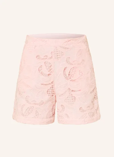 MRS & HUGS Shorts aus Lochspitze ROSA