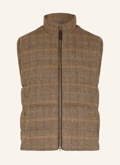 HACKETT LONDON Steppweste BRAUN / COGNAC / BEIGE
