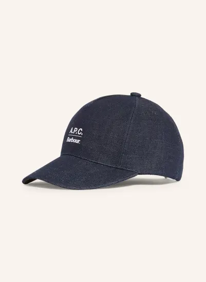 Barbour Jeans-Cap BLAU