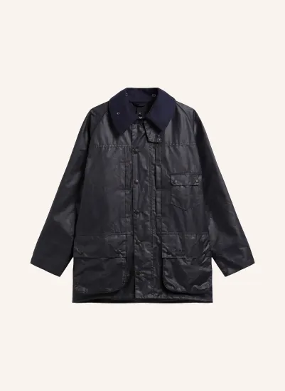 Barbour Fieldjacket BEAUFORT mit abnehmbarer Kapuze DUNKELBLAU