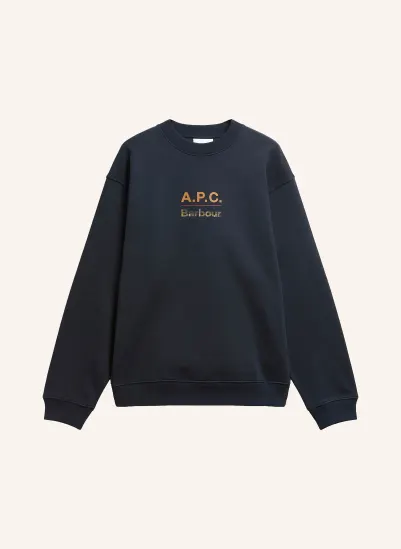 Barbour Sweatshirt SCHWARZ / CAMEL / KHAKI