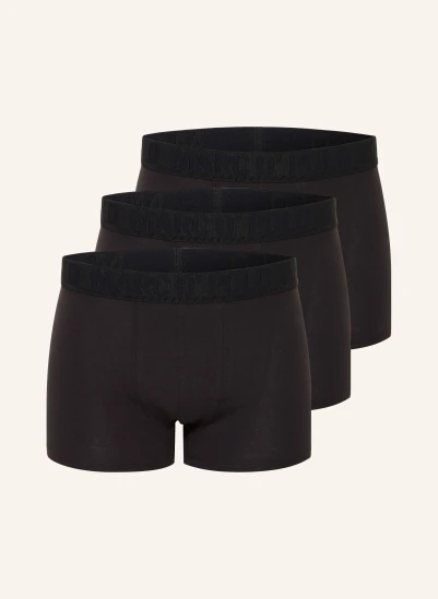 Marc O'Polo 3er-Pack Boxershorts SCHWARZ