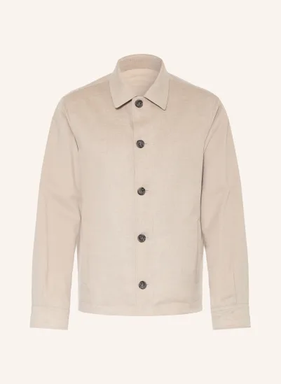 PAUL & SHARK Overjacket aus Cashmere zum Wenden BEIGE