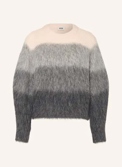 DRYKORN Pullover GINNIFER mit Alpaka DUNKELGRAU / HELLROSA / GRAU