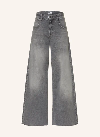 PNTS Wide Leg Jeans THE HIP HOP 07 MITTELGRAU
