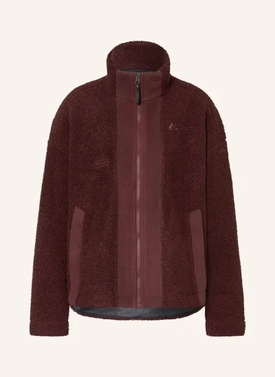 Schöffel Teddyfell-Jacke KALMOR DUNKELROT