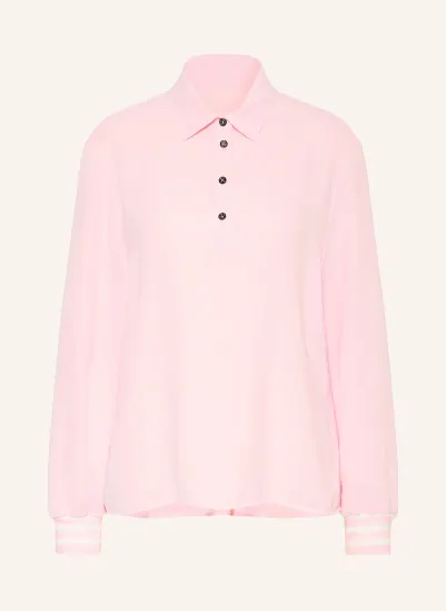 MARC CAIN Blouse-style shirt in a mix of fabrics