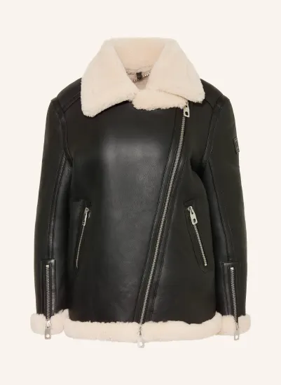 BELSTAFF Lederjacke VIRDEN SCHWARZ