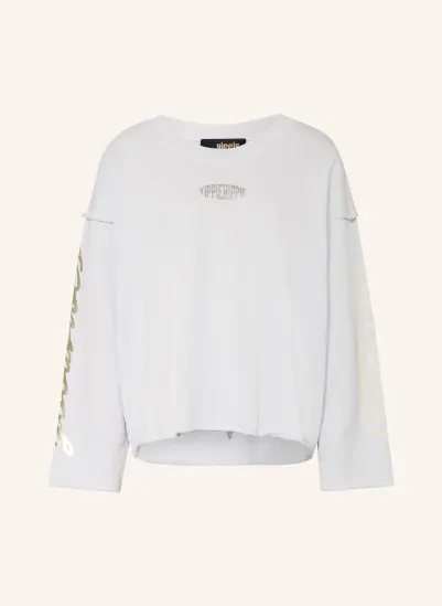 yippie hippie Sweat-shirt oversize à paillettes