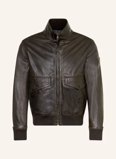 BELSTAFF Lederjacke WINCHESTER DUNKELBRAUN