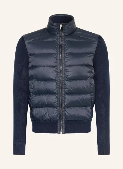 BELSTAFF Lehká péřová bunda COMPOUND z kombinace materiálů