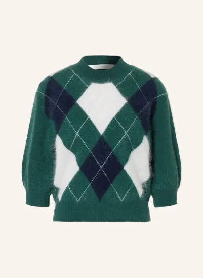 HERZENS Cashmere sweater with 3/4 sleeves