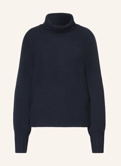 Alcidia da Veiga Rollkragenpullover mit Cashmere DUNKELBLAU