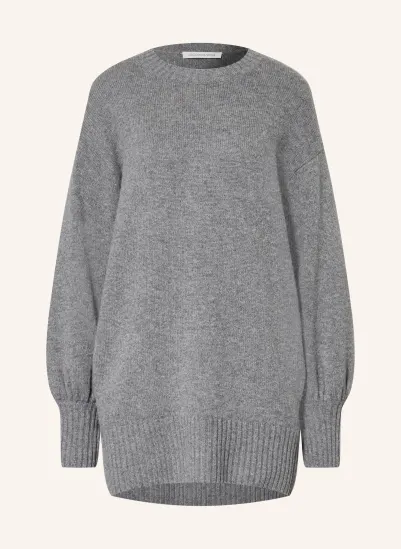 Alcidia da Veiga Strickkleid mit Cashmere DUNKELGRAU