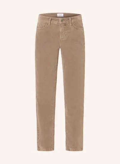 CAMBIO 7/8-Hose PIPER aus Samt TAUPE