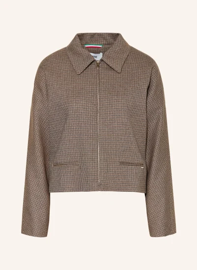 CINQUE Kastenjacke CILERA BRAUN / DUNKELBRAUN / BEIGE