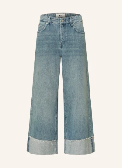 MAC Wide Leg Jeans NEVADA D491 greenblue tinted