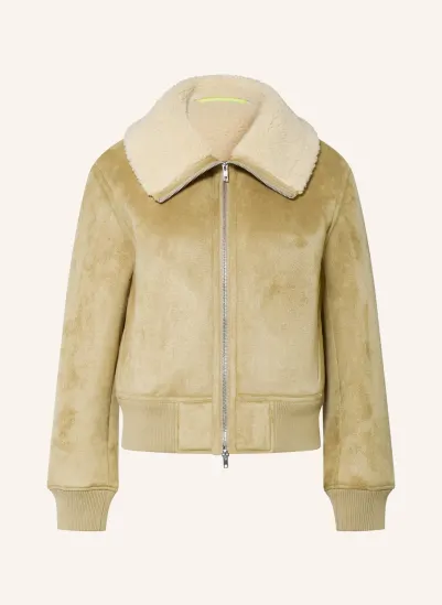 No.1 Como CLEVELAND jacket with teddy fur