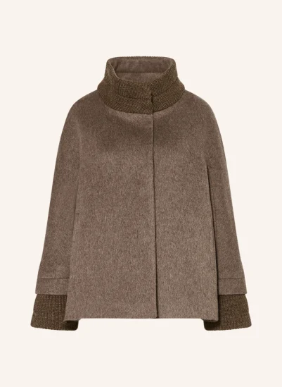 ICONS CINZIA ROCCA Cabanjacke im Materialmix TAUPE
