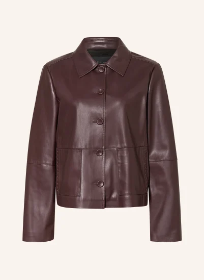 ELENA MIRO Jacke in Lederoptik DUNKELROT