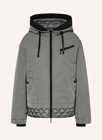 GIL BRET Blouson PETROL / SCHWARZ