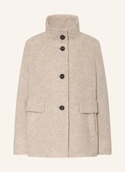 GIL BRET Teddyfell-Jacke BEIGE