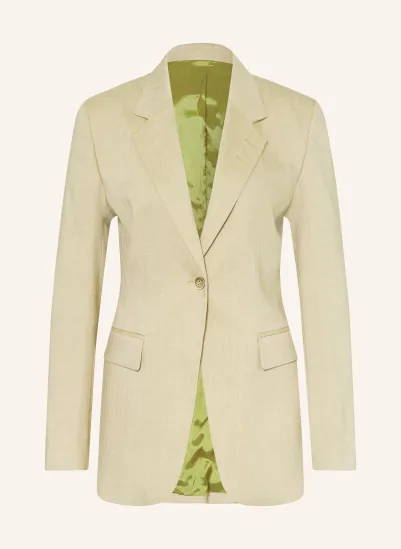 TIGER OF SWEDEN Blazer NARINA mit Leinen HELLGRÜN