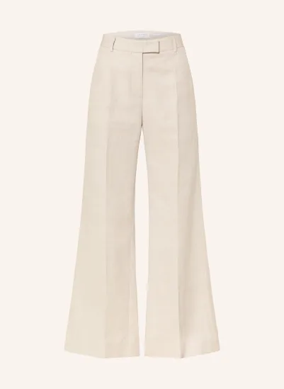 TIGER OF SWEDEN Marlenehose HEDVI mit Leinen BEIGE
