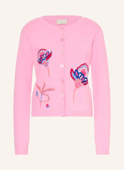 MILANO ITALY Strickjacke PINK / ROT / BLAU