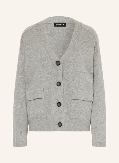 REPEAT Cardigan with cashmere