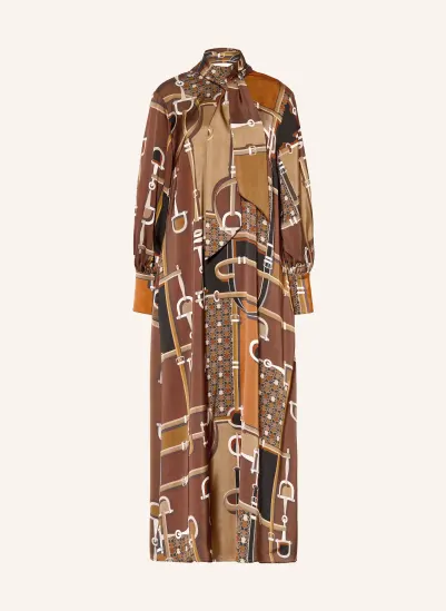 ANNA's Robe à nœud en satin