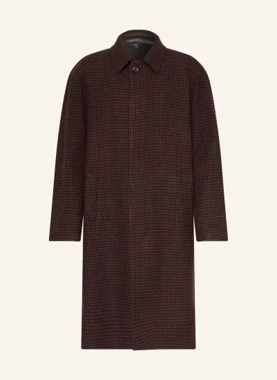 DRESSLER Wollmantel ROMEO DUNKELROT / SCHWARZ