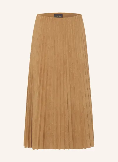OPUS Jupe plissée RYHA aspect cuir