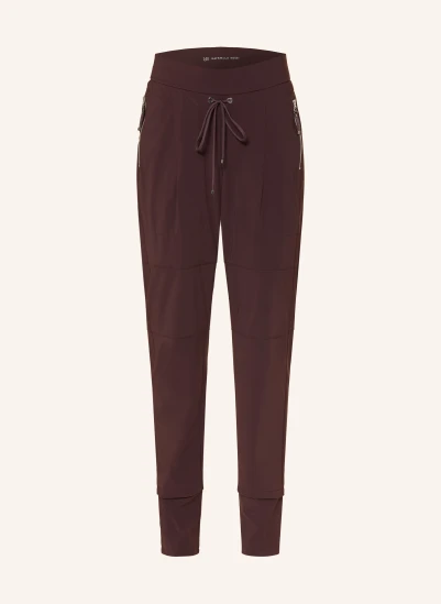 RAFFAELLO ROSSI Hose CANDY LONG im Jogging-Stil DUNKELROT