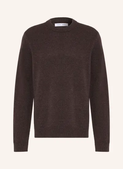 SAMSØE SAMSØE Pullover ISAK DUNKELBRAUN
