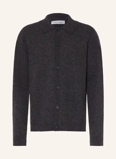 SAMSØE SAMSØE Strickjacke SARICHARD DUNKELGRAU
