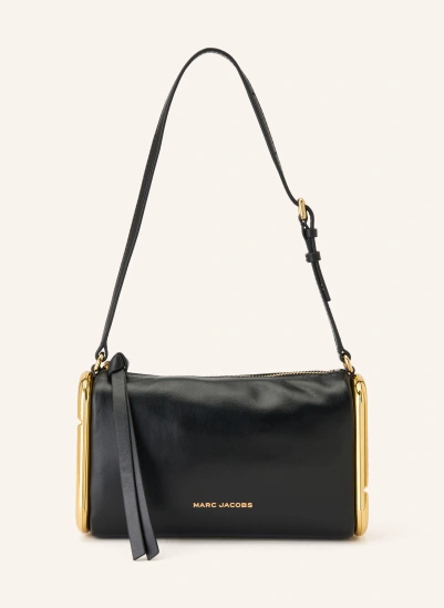 MARC JACOBS Schultertasche THE SCENE SMALL SHOULDER BAG SCHWARZ / GOLD