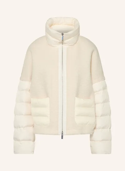 MILESTONE Jacke MSMOMO im Materialmix CREME
