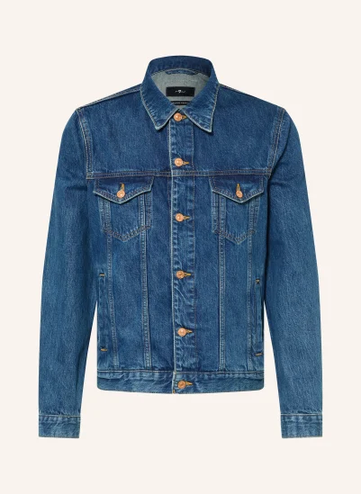 7 for all mankind Jeansjacke PERFECT JACKET 3LO Mid Blue