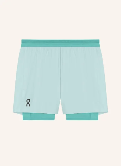 On 2-in-1-Laufshorts PERFORMANCE HELLBLAU