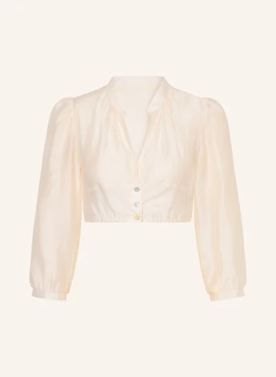 SPORTALM Dirndlbluse mit 3/4-Arm WEISS