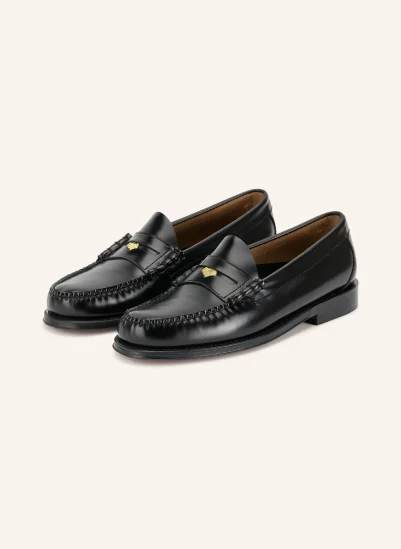 G.H.Bass Penny-Loafer WEEJUN HERITAGE SCHWARZ / GOLD
