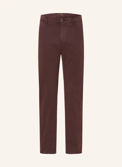 windsor. Chino CINO-D Slim Fit DUNKELROT