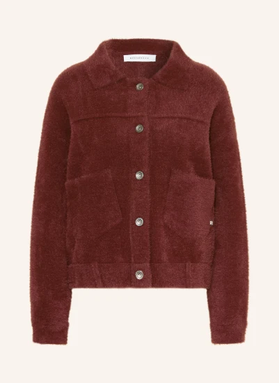 RINO & PELLE Strickjacke BUBBLY DUNKELROT