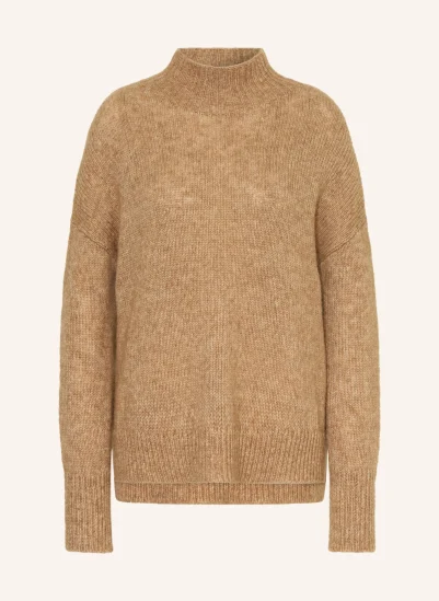 LUISA CERANO Pullover mit Aplaka BEIGE