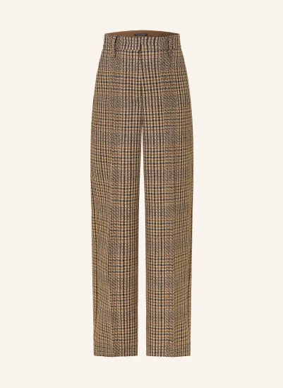 LUISA CERANO Marlenhose BEIGE / BRAUN / SCHWARZ