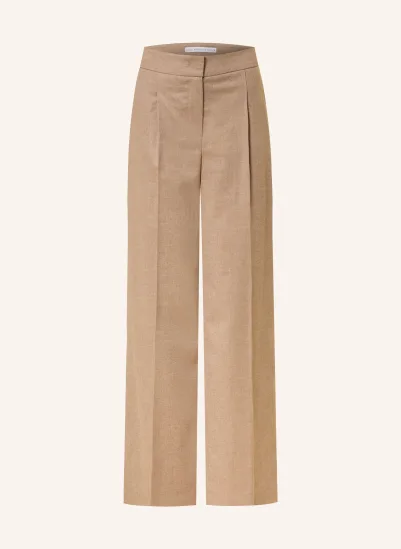 RAFFAELLO ROSSI Marlenehose WILLOW aus Flanell HELLBRAUN
