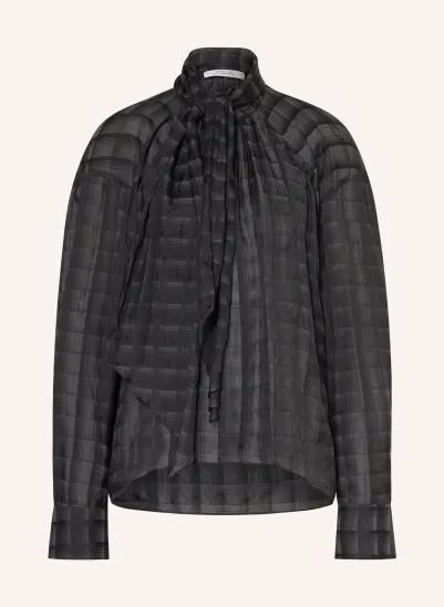 DOROTHEE SCHUMACHER Tie-neck blouse with Silk