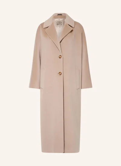 CINZIA ROCCA Oversized-Wollmantel BEIGE