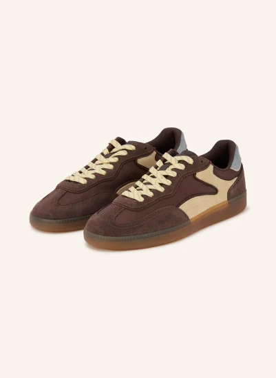 HOFF Sneaker PARK DUNKELBRAUN / GRAU / HELLGELB